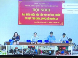 Đại biểu Quốc hội Thành phố Hà Nội tiếp xúc cử tri huyện Hoài Đức, quận Bắc Từ Liêm, Tây Hồ trước kỳ họp thứ Chín Quốc hội khoá XV