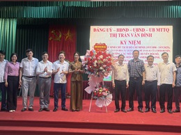 Thị trấn Vân Đình kỷ niệm 135 năm ngày sinh Chủ tịch Hồ Chí Minh, ra mắt mô hình Nhà Văn hoá tự quản, mô hình Chuyển đổi số.