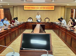UBND huyện, Ban chỉ đạo họp triển khai công tác thi tuyển sinh năm học 2025 – 2026