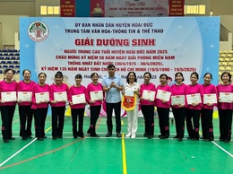 Hoài Đức tổ chức Giải dưỡng sinh người trung, cao tuổi năm 2025