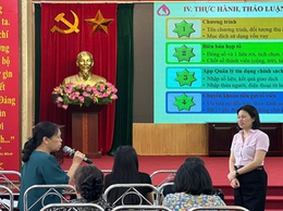 Ngân hàng Chính sách xã hội huyện Hoài Đức tập huấn nghiệp vụ tín dụng chính sách xã hội năm 2025