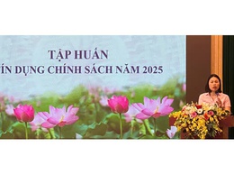 Ngân hàng Chính sách xã hội huyện Hoài Đức tập huấn nghiệp vụ tín dụng chính sách xã hội năm 2025