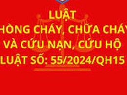 UBND phường Vĩnh Hưng tuyên truyền  Luật số 55/2024/QH15 của Quốc hội: Luật Phòng cháy, chữa cháy và cứu nạn, cứu hộ