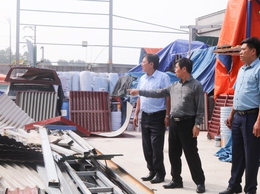 Tổ công tác số 2 tăng cường kiểm tra công tác quản lý đất đai, trật tự xây dựng trên các địa bàn xã