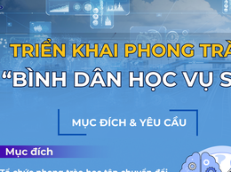 Bình dân học vụ số - Toàn dân, toàn diện, vững bước tiến vào kỷ nguyên mới