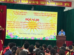Tuyên truyền, phổ biến kiến thức về phòng cháy chữ cháy và cứu nạn cứu hộ trên địa bàn xã Kim Chung