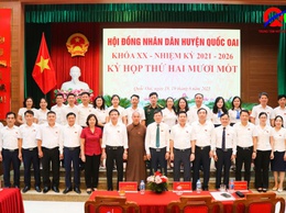 HĐND huyện Quốc Oai khoá XX, nhiệm kỳ 2021-2026 tiếp tục phiên làm việc thứ 2 và Bế mạc kỳ họp thứ 21