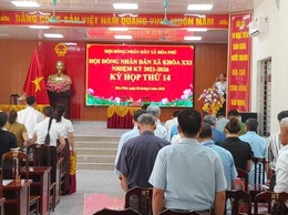 HĐND xã Hòa Phú tổ chức kỳ họp thứ 14 năm 2025