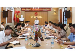 Quốc Oai tổ chức Hội nghị triển khai công tác bàn giao công việc, hồ sơ, tài liệu và tài sản trước khi kết thúc cấp huyện, chuyển giao về xã mới