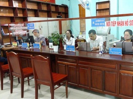 Xã Thanh Oai vận hành thử nghiệm Trung tâm phục vụ hành chính công