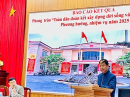 Xã Tiến Thắng tổ chức hội nghị đại biểu nhân dân bàn việc xây dựng đời sống văn hóa ở cơ sở năm 2025