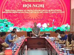Xã Mê Linh sẵn sàng vận hành bộ máy chính quyền địa phương hai cấp