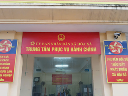 XÃ HÒA XÁ VẬN HÀNH THỬ NGHIỆM 
TRUNG TÂM PHỤC VỤ HÀNH CHÍNH CÔNG