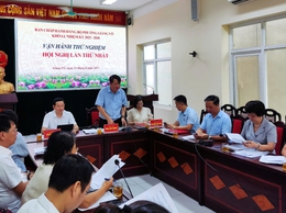 Vận hành thử nghiệm Hội nghị Ban Chấp hành Đảng bộ phường Giảng Võ lần thứ nhất, khoá I, nhiệm kỳ 2025-2030