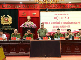 Chuyển đổi số trong lực lượng Công an Thủ đô đáp ứng yêu cầu nhiệm vụ trong kỷ nguyên vươn mình của dân tộc