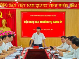Xã Bát Tràng mới vận hành thử nghiệm hội nghị Ban Thường vụ, Ban Chấp hành Đảng bộ