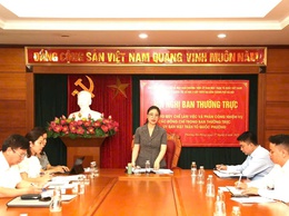 Vận hành thử nghiệm Hội nghị Ủy ban MTTQ và các tổ chức chính trị- xã hội phường Hà Đông