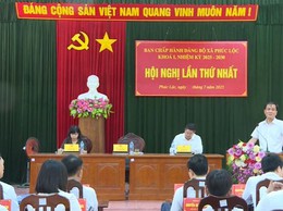 Xã Phúc Lộc vận hành thử nghiệm cơ chế họp Ban Chấp hành Đảng bộ xã