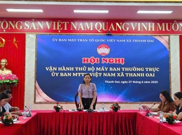 VẬN HÀNH THỬ BAN THƯỜNG TRỰC UB MTTQ VIỆT NAM XÃ THANH OAI