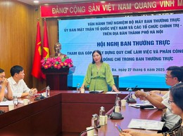 Phường Đống Đa vận hành thử nghiệm bộ máy Ban thường trực Ủy ban Mặt trận Tổ quốc