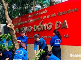 Phường Đống Đa (mới) hoàn thành công tác chỉnh trang đường phố, trụ sở