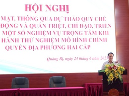 Xã Quảng Bị (mới) triển khai Kế hoạch tổ chức Lễ công bố Nghị quyết của Ủy ban Thường vụ Quốc hội và các Quyết định của Thành phố về việc triển khai tổ chức đơn vị hành chính cấp xã