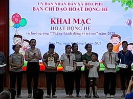 Lễ khai mạc hoạt động hè và phát động Tháng hành động vì trẻ em năm 2025