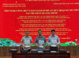Mê Linh công bố các đồ án quy hoạch chi tiết điểm dân cư đô thị hóa tại thị trấn Quang Minh