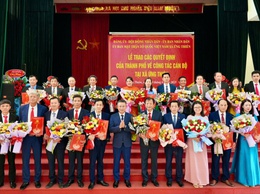 Công bố quyết định thành lập xã Ứng Thiên: Khơi dậy tiềm năng vùng đất “thuận theo mệnh Trời”