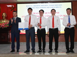 Công bố quyết định thành lập xã Hòa Xá: Tạo nền tảng tổ chức chính quyền vững mạnh từ cơ sở