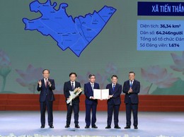 Chủ tịch nước Lương Cường dự lễ công bố sắp xếp đơn vị hành chính tại Hà Nội