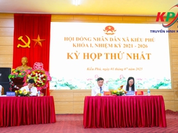 Hội đồng nhân dân xã Kiều Phú tổ chức kỳ họp thứ nhất, khóa I, nhiệm kỳ 2021-2026