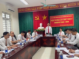 Hội nghị lần thứ Nhất Ban chấp hành Đảng bộ phường Phú Lương khoá I, nhiệm kỳ 2020-2025