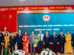Hội đồng nhân dân lâm thời Phường Long Biên, nhiệm kỳ 2021-2026 tổ chức thành công kỳ họp thứ nhất