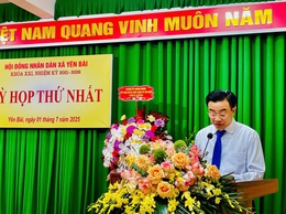 HỘI ĐỒNG NHÂN DÂN XÃ YÊN BÀI KHÓA XXI 
(NHIỆM KỲ 2021–2026) TỔ CHỨC KỲ HỌP THỨ NHẤT