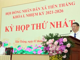 Xã Tiến Thắng: bắt tay vào công việc, vì Nhân dân phục vụ