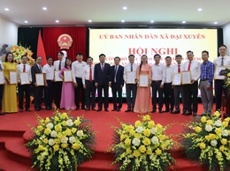 Hội nghị công bố và trao các Quyết định bổ nhiệm các chức danh lãnh đạo các cơ quan, đơn vị UBND xã Đại Xuyên, TP. Hà Nội