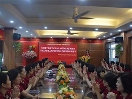 Trường Tiểu học Khương Mai chào mừng phường Phương Liệt thực hiện mô hình chính quyền địa phương 2 cấp từ ngày 01/7/2025