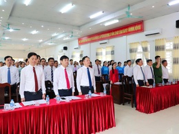 Công bố các quyết định về tổ chức bộ máy và nhân sự xã Chương Dương