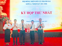 HĐND xã Thanh Oai kiện toàn tổ chức, vận hành bộ máy mới