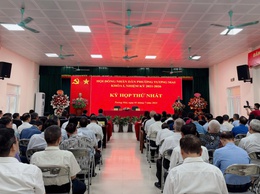 Phường Tương Mai thông qua cơ cấu tổ chức bộ máy nhân sự địa phương