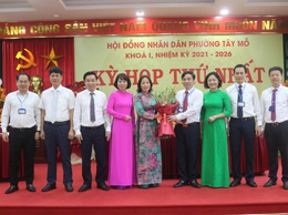 HĐND phường Tây Mỗ khai mạc kỳ họp thứ Nhất
khóa I, nhiệm kỳ 2021-2026.