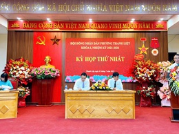 HĐND PHƯỜNG THANH LIỆT KHÓA I, NHIỆM KỲ 2021–2026 TỔ CHỨC KỲ HỌP THỨ NHẤT