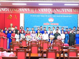 UBMTTQ Việt Nam xã Thanh Oai: Công bố và trao Quyết định thành lập các tổ chức chính trị - xã hội