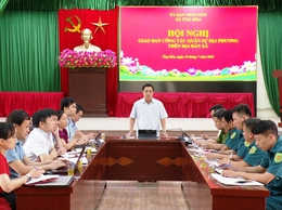 UBND XÃ ỨNG HOÀ GIAO BAN CÔNG QUỐC PHÒNG – QUÂN SỰ.