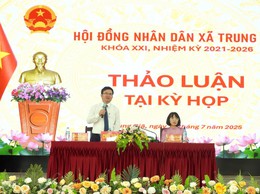HĐND XÃ TRUNG GIÃ KHOÁ XXI, NHIỆM KỲ 2021-2026 TỔ CHỨC KỲ HỌP THỨ HAI
