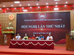 Ủy ban MTTQ Việt Nam xã Quảng Oai, thành phố Hà Nội tổ chức Hội nghị lần thứ Nhất