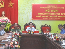 Đoàn đại biểu Quốc hội đơn vị số 8 kết nối 14 điểm cầu tiếp xúc cử tri