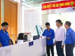 Thanh niên xã Quốc Oai xung kích hỗ trợ vận hành mô hình chính quyền địa phương hai cấp