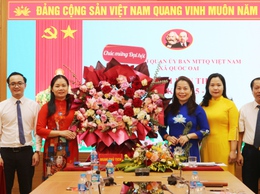 Đại hội Chi bộ Cơ quan Mặt trận Tổ quốc Việt Nam xã Quốc Oai lần thứ nhất, nhiệm kỳ 2025-2030